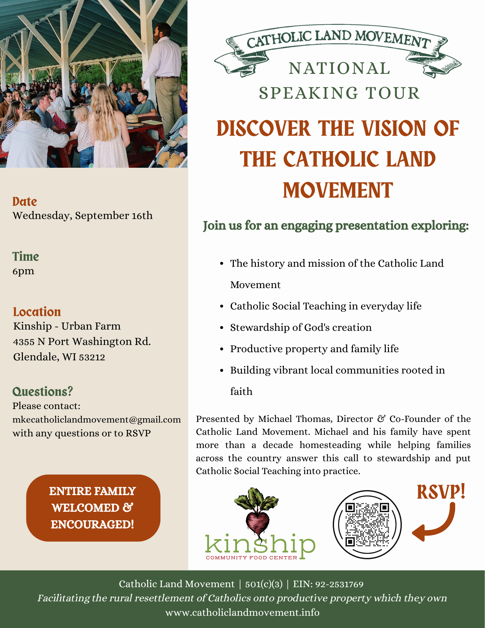 National Tour - Kinship Urban Farm - Glendale, WI