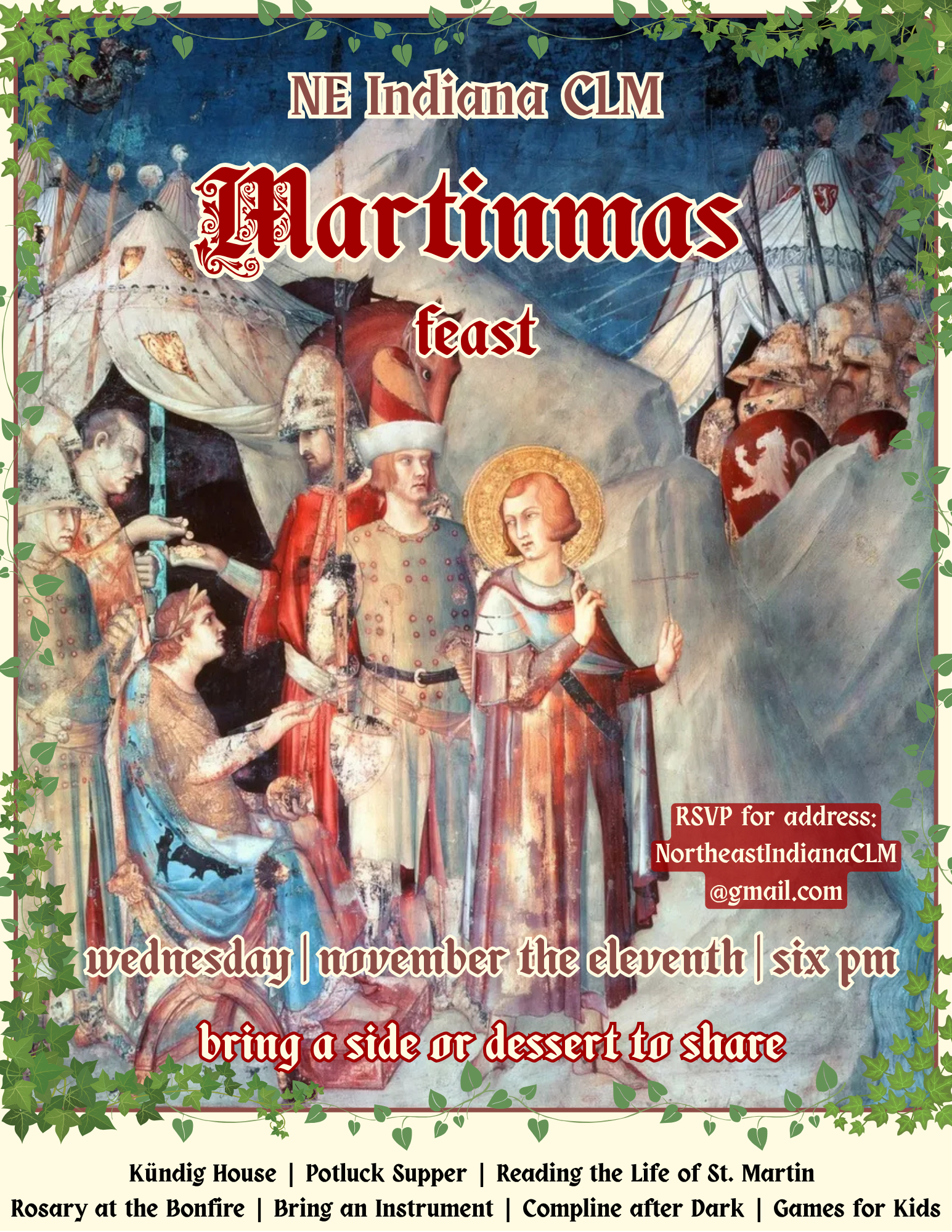 NE Indiana Chapter Martimas Feast