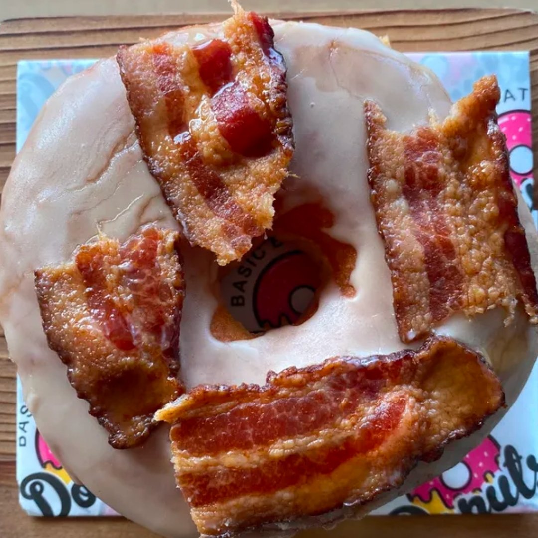 Basic Batch Donuts - Maple Bacon
