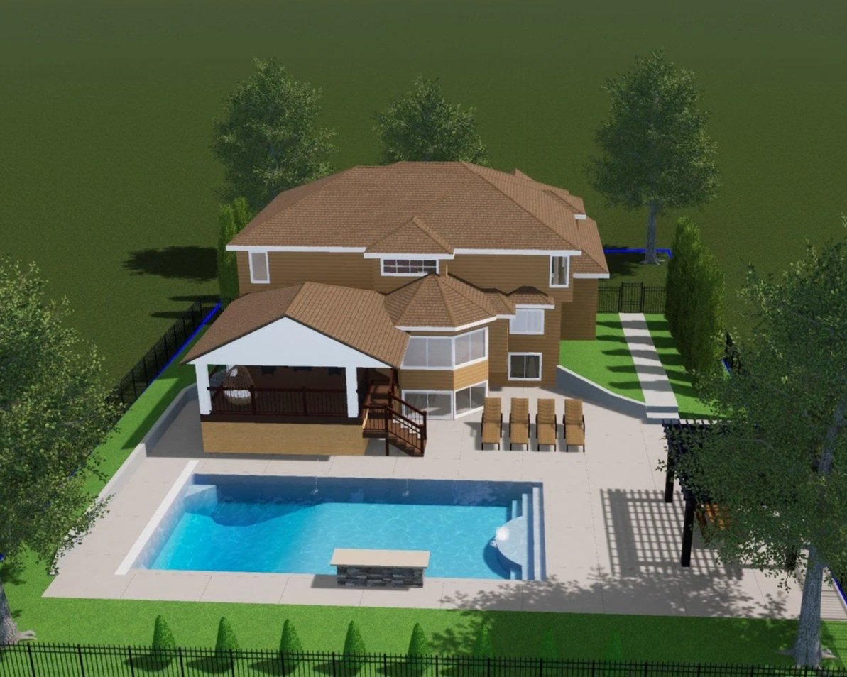 3D pool design by Super Pools in Wichita Kansas