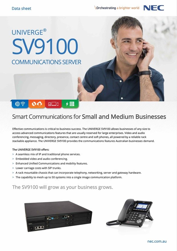 NEC SV9100 Phone System