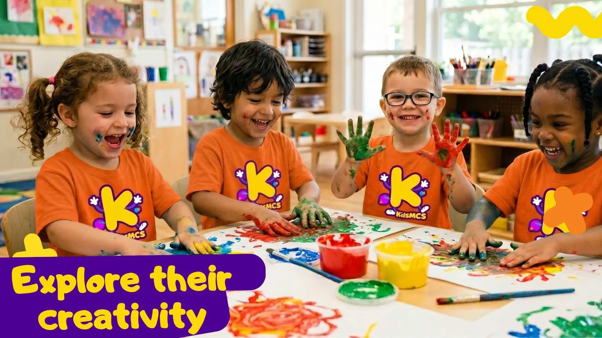 Through art, music, dramatic play, and hands-on projects, children use their imagination, express their ideas, and discover new ways to learn.