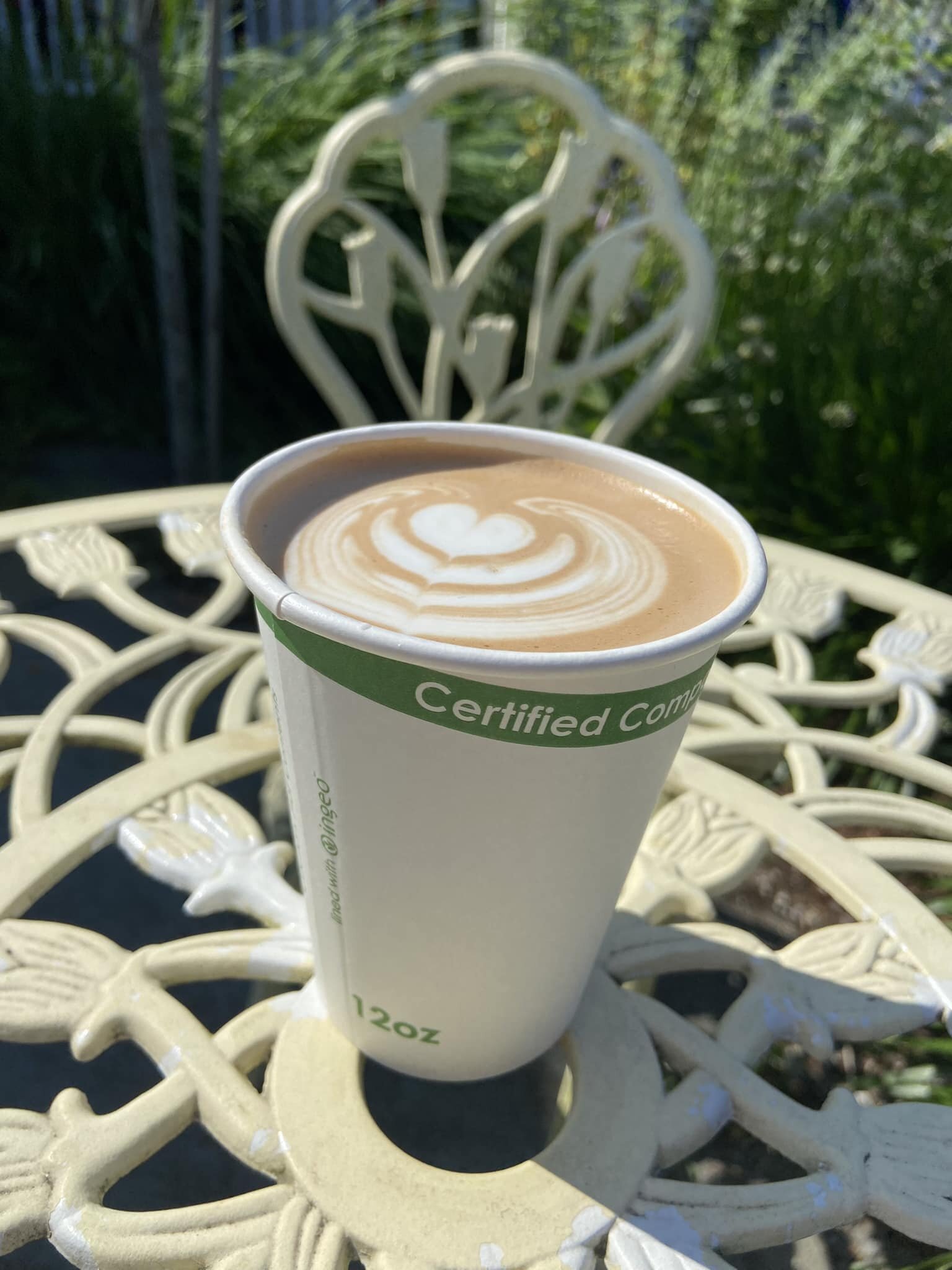Enjoying my morning cuppa in the sunshine while reviewing my prep list for the weekend&hellip; Yes, please, and thank you 🙏🏼💚🌈
