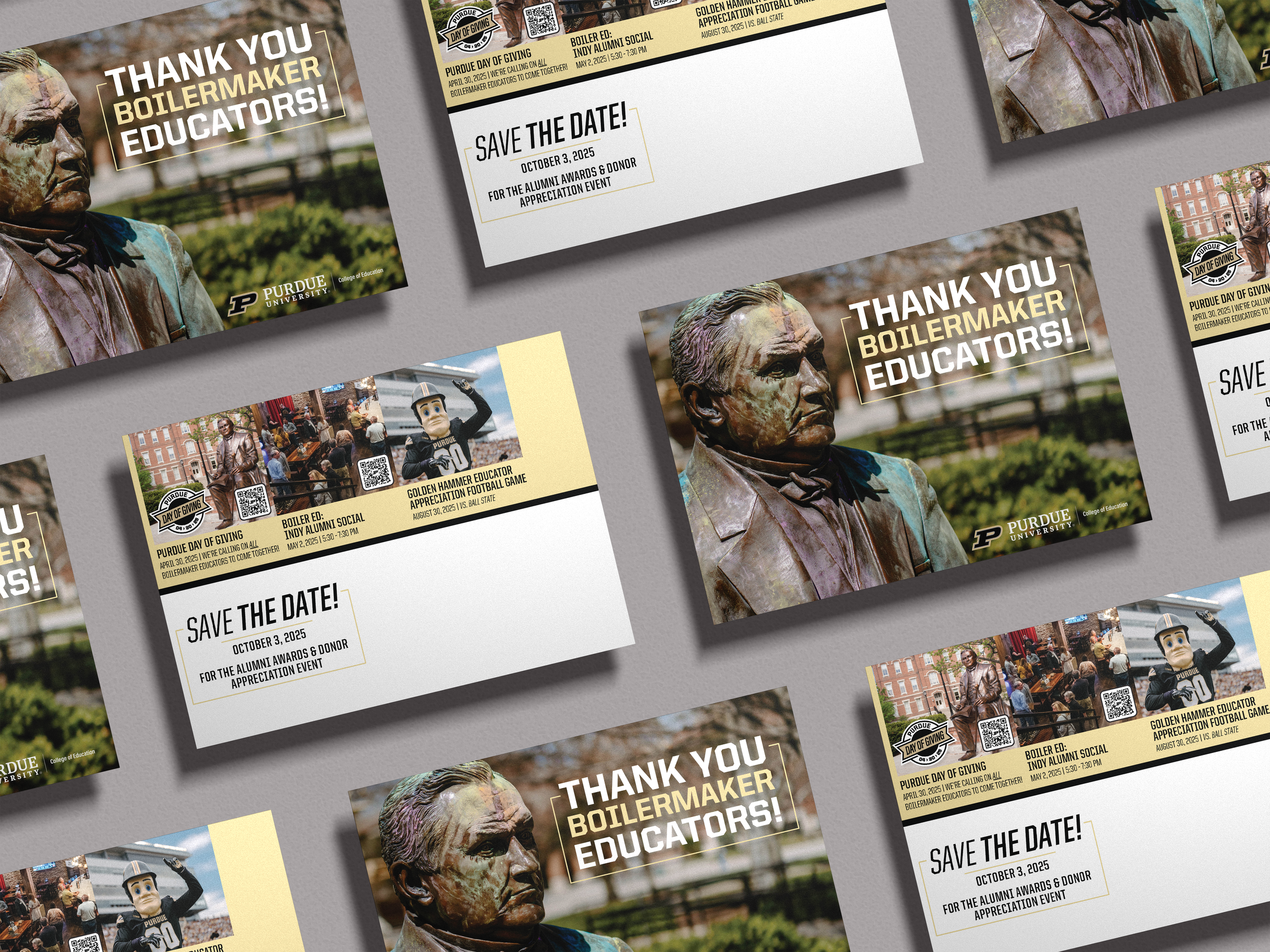 Purdue University® | Engagement Mailer Postcard