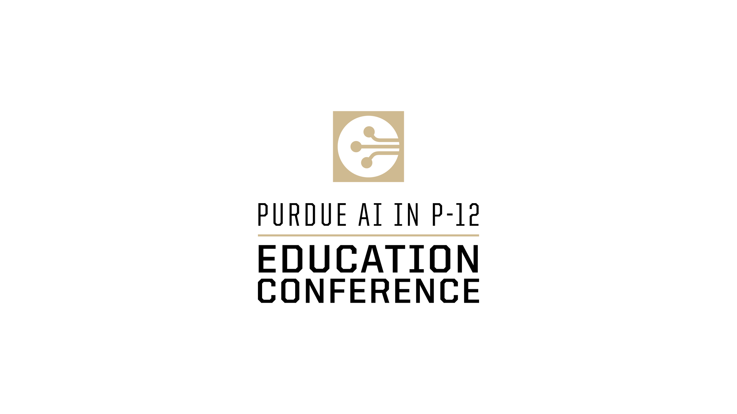 Purdue University® | Purdue® AI in P-12 Education Conference Logo Design