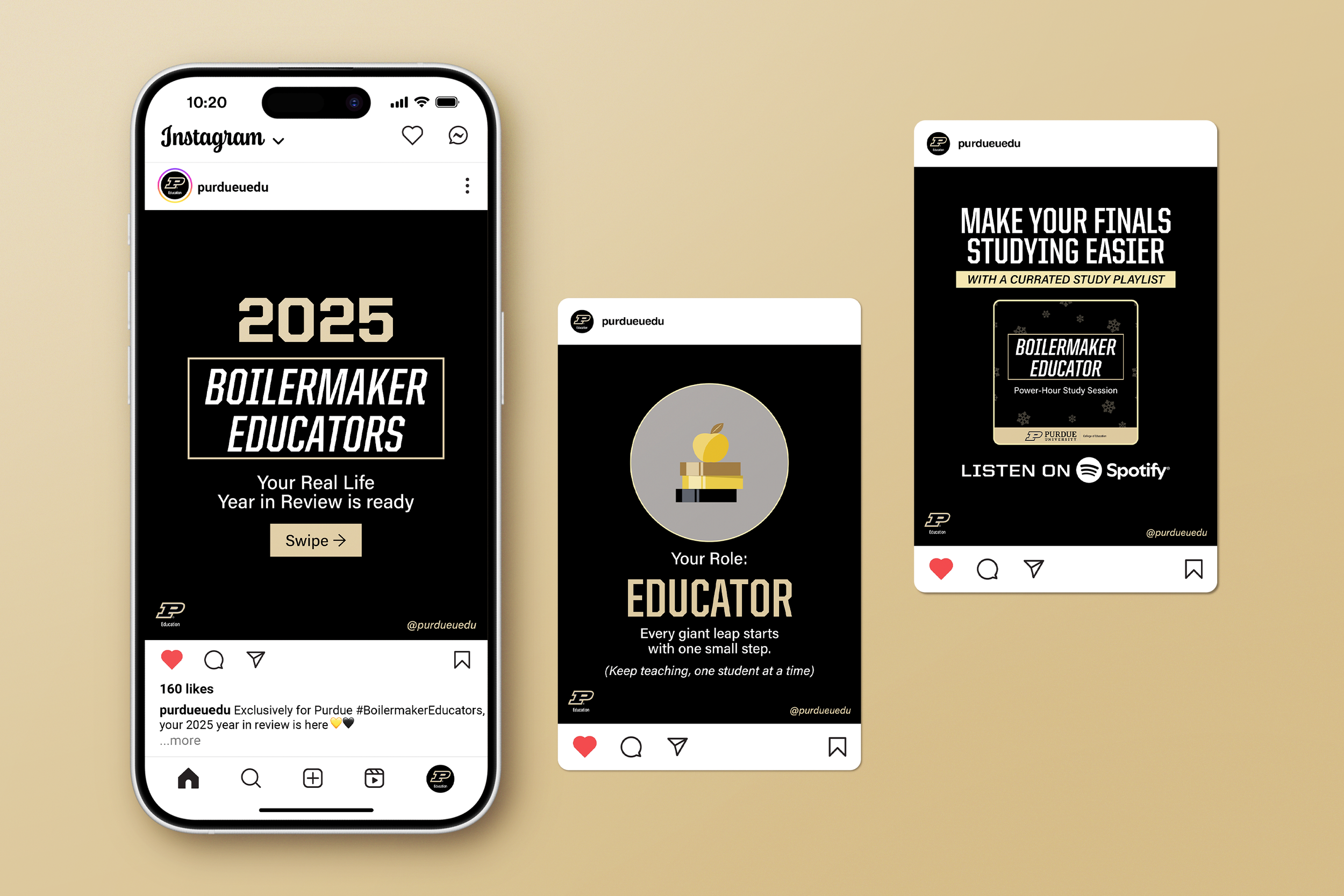 Purdue University® | 2025 Year in Review Social Media Campaign