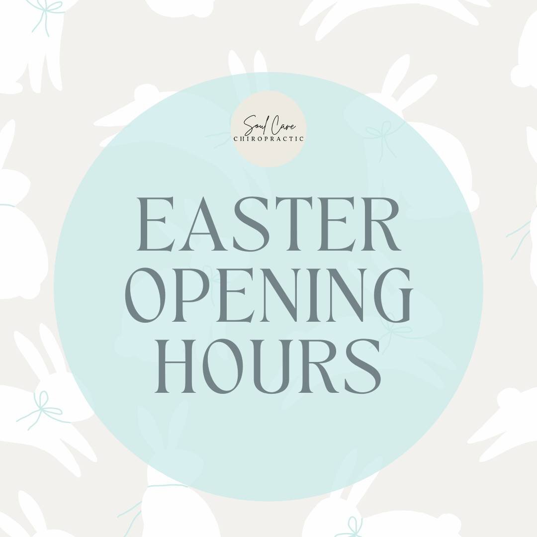 🐣Happy Easter everyone!🐰

The clinic will be closed 29th March - 1st April

We look forward to welcoming you back on the 2nd April!

☀

 #chiropractichealth #wellness #holistic #soulcarechiropractic #happyeaster #easteropeninghours #easter