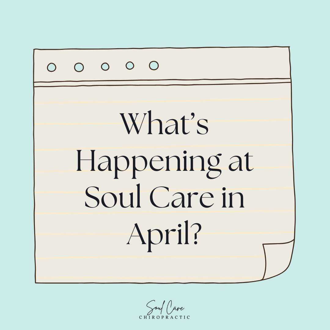 📰April Clinic News!

Book an appointment with one of our wonderful Team! We have a wonderful, holistic variety for full-spectrum healing

🌞Chiropractic
💆Remedial Massage
🧠Applied Kinesiology
⚖️Neuro Emotional Technique
🌿Ayurveda

 #holisticheali