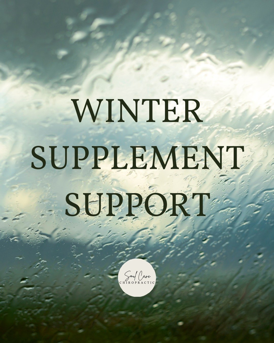 🌧Winter supplements 🌧 What do we recommend and why?
With the change of the weather and colder months, most of us need to up our immunity boosting in order to fend off unpleasant bugs going around! It's worth doing preventative measures BEFORE you g