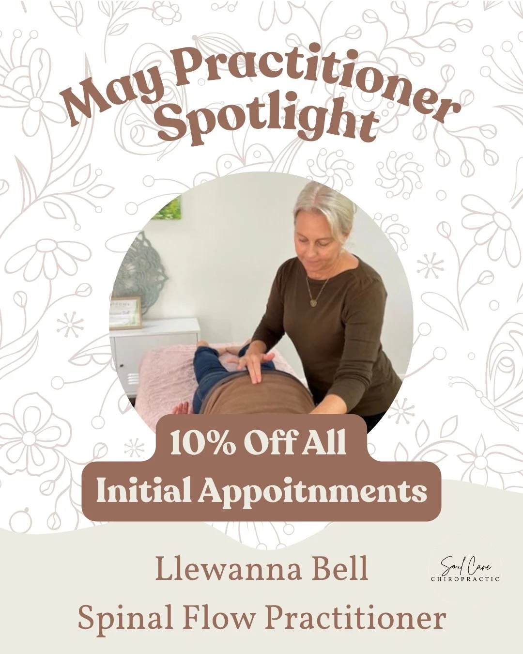 Fun fact about Llewanna ✨
Before stepping into Spinal Flow, Llewanna spent years immersed in naturopathy, Ayurvedic medicine, and yoga &mdash; weaving together a deeply holistic understanding of the body and healing.
This is what makes her approach s