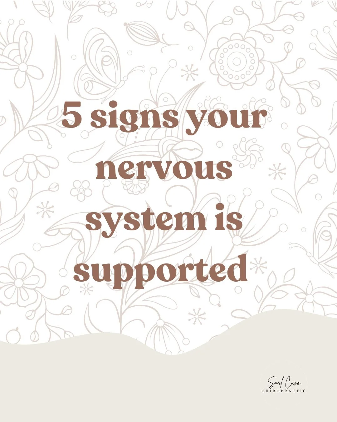 5 signs your nervous system is supported 🌿

When your nervous system feels safe and regulated, everything shifts &mdash; not just how you feel, but how you move through life.

You might notice:
You feel calm&hellip; even when life isn&rsquo;t
Things