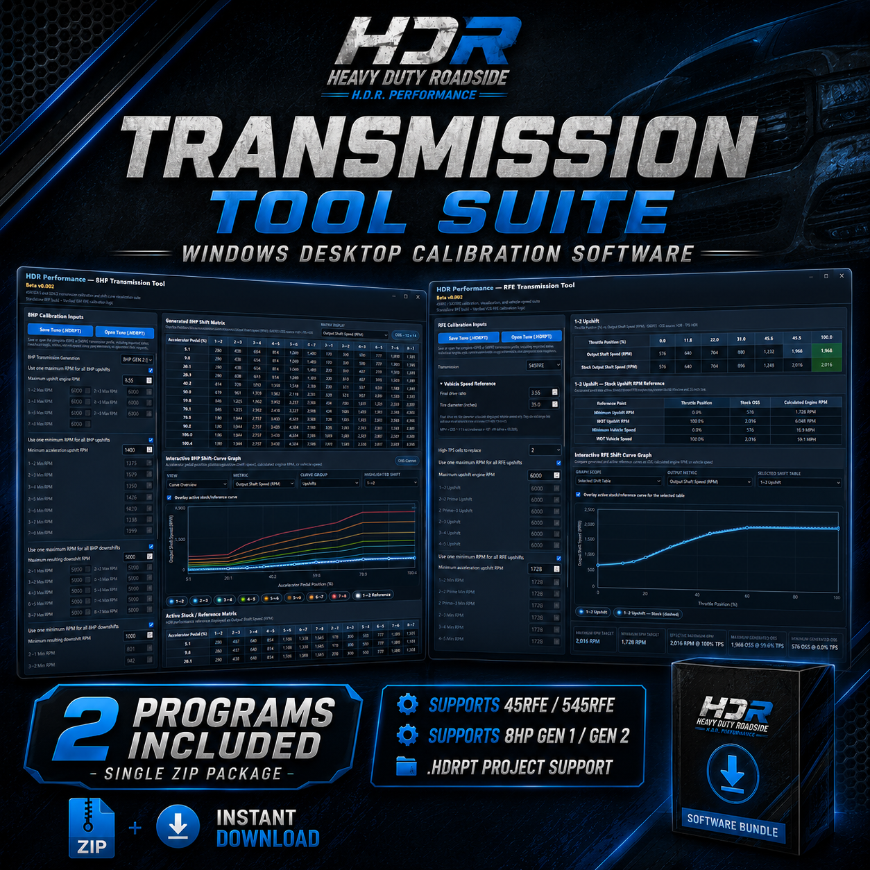 HDR Performance — MOPAR Transmission Tool