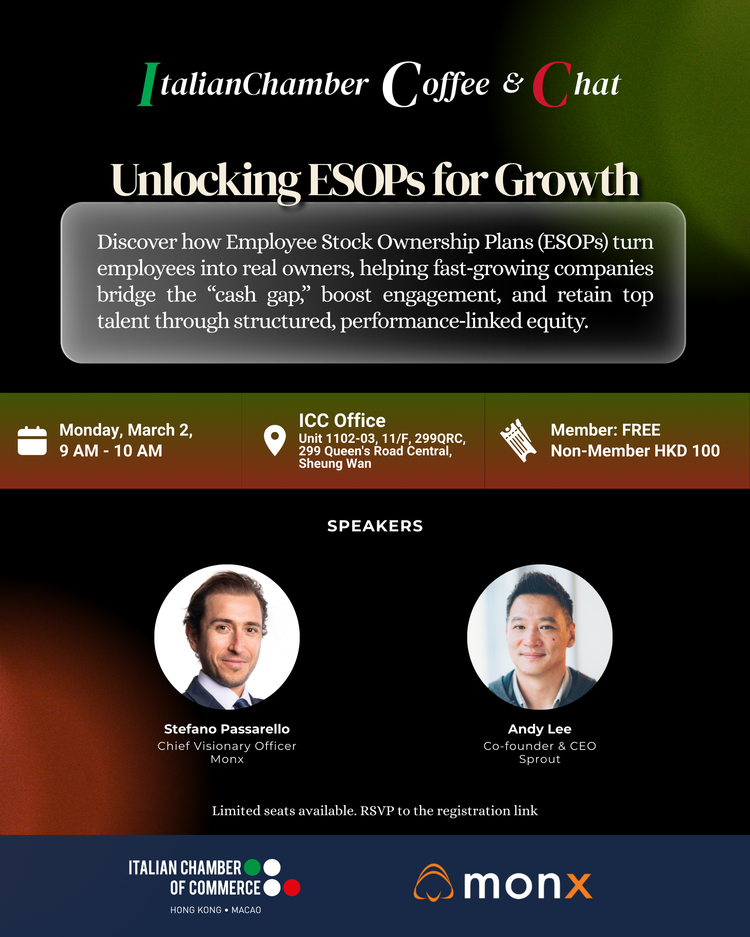 Italian Chamber Coffee &amp; Chat 