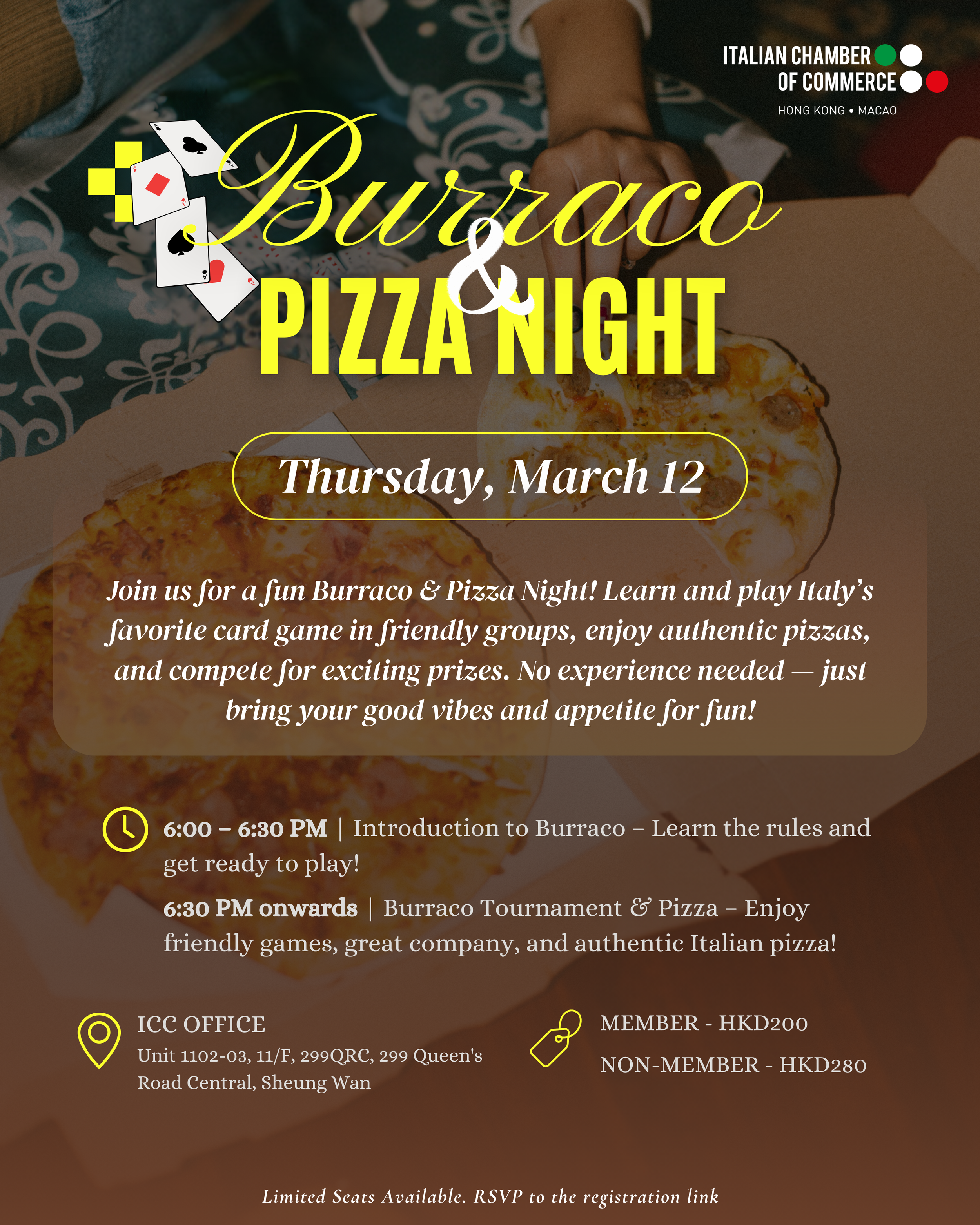Burraco &amp; Pizza Night!