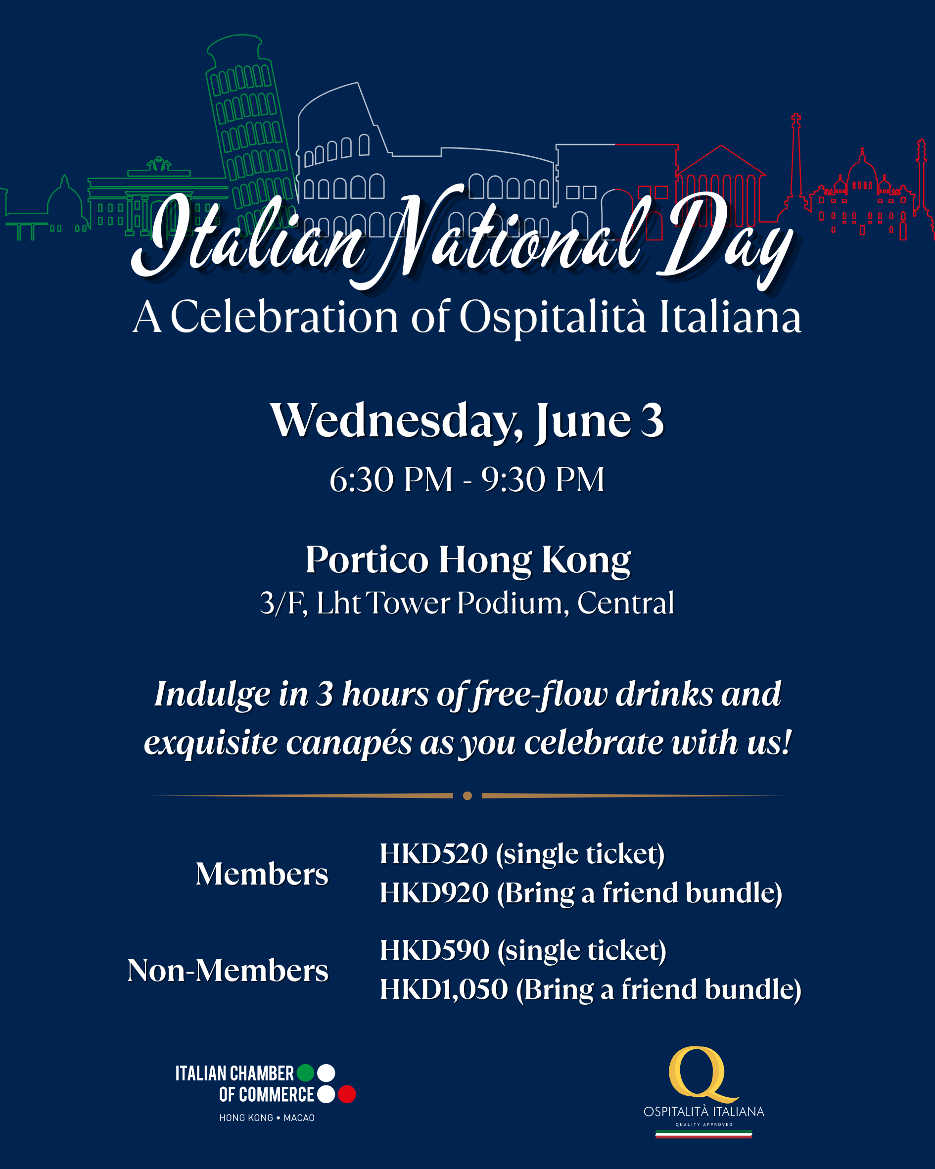 Italian National Day | A Celebration of Ospitalità Italiana