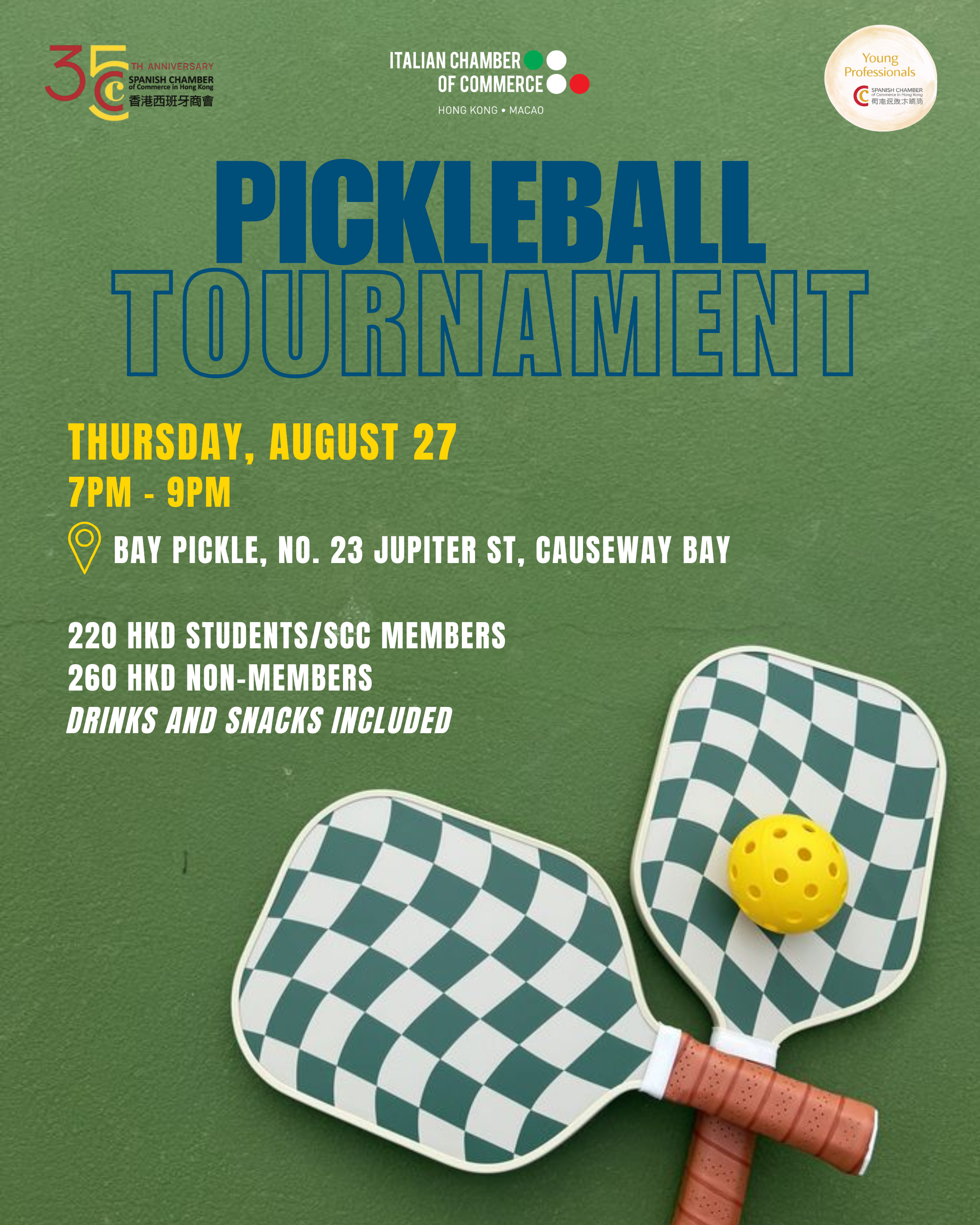 Pickleball Tournament - SpanishCham X ICC