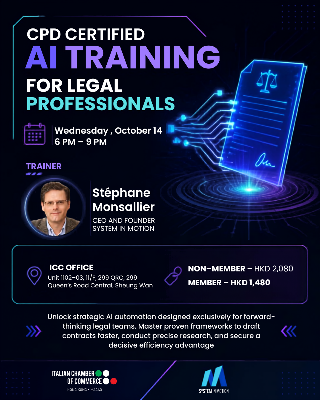 CPD Certified AI training for Legal Professionals