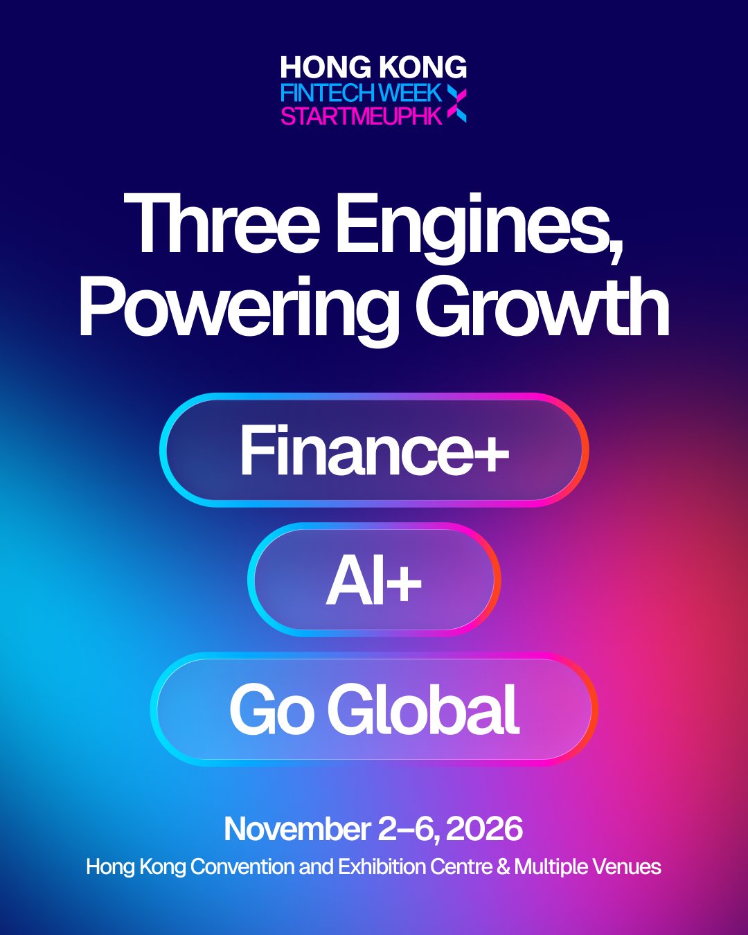 Hong Kong FinTech Week x StartmeupHK 2026                         [Partner’s Event]