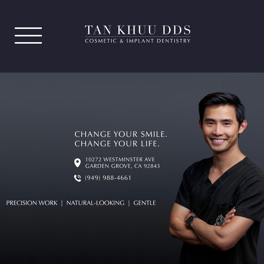 OUR WEBSITE IS LIVE!  www.tankhuudds.com

We designed and created our website to authentically reflect our practice philosophy and our dedication to superior patient care and happiness. 

Please share with your family and friends. Thank you for your 