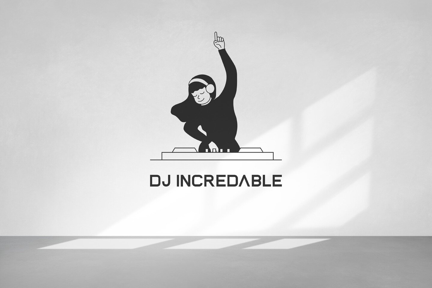 logo design for dj incredable 🎧