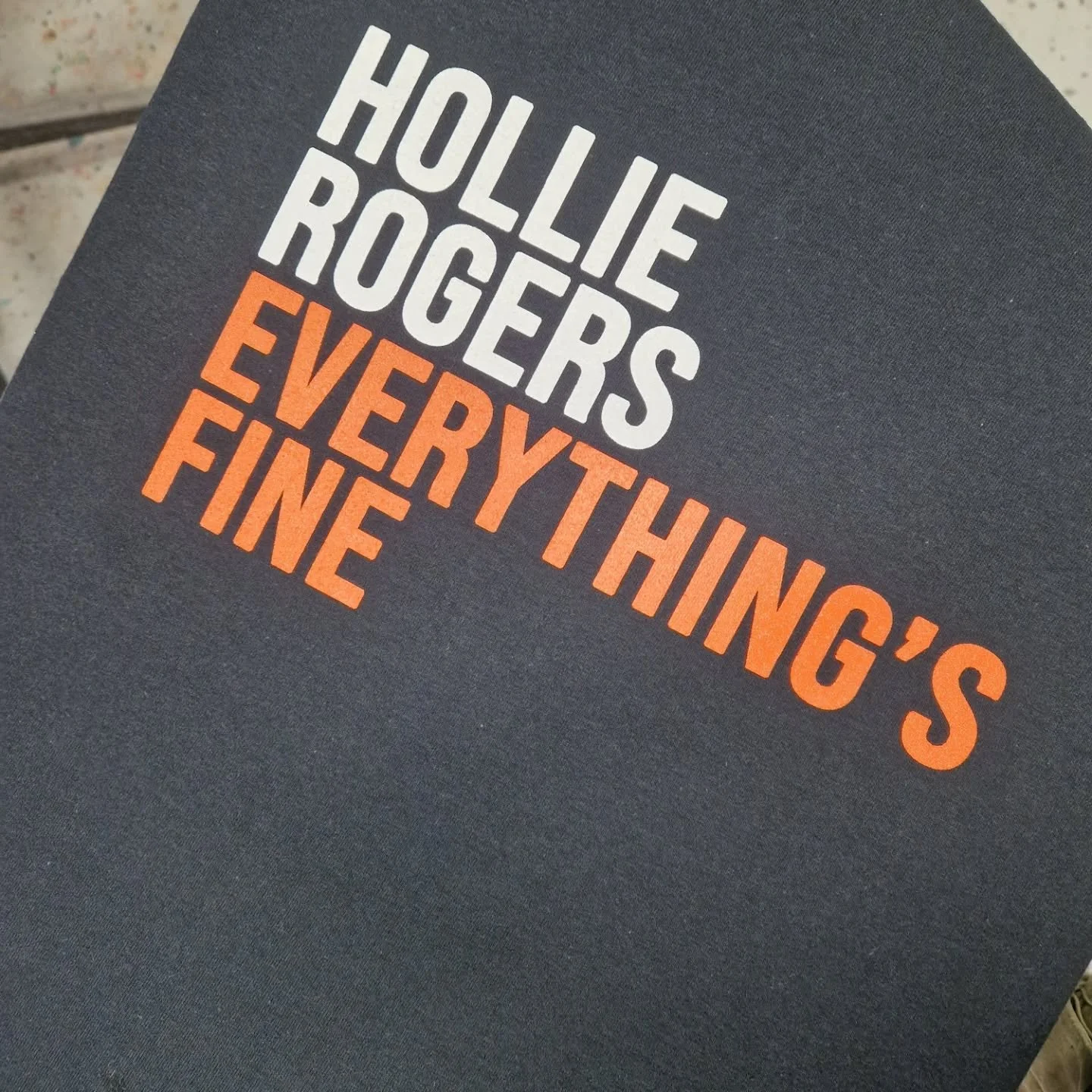 Selection for @hollierogersmusic 
#screenprinting #tshirt