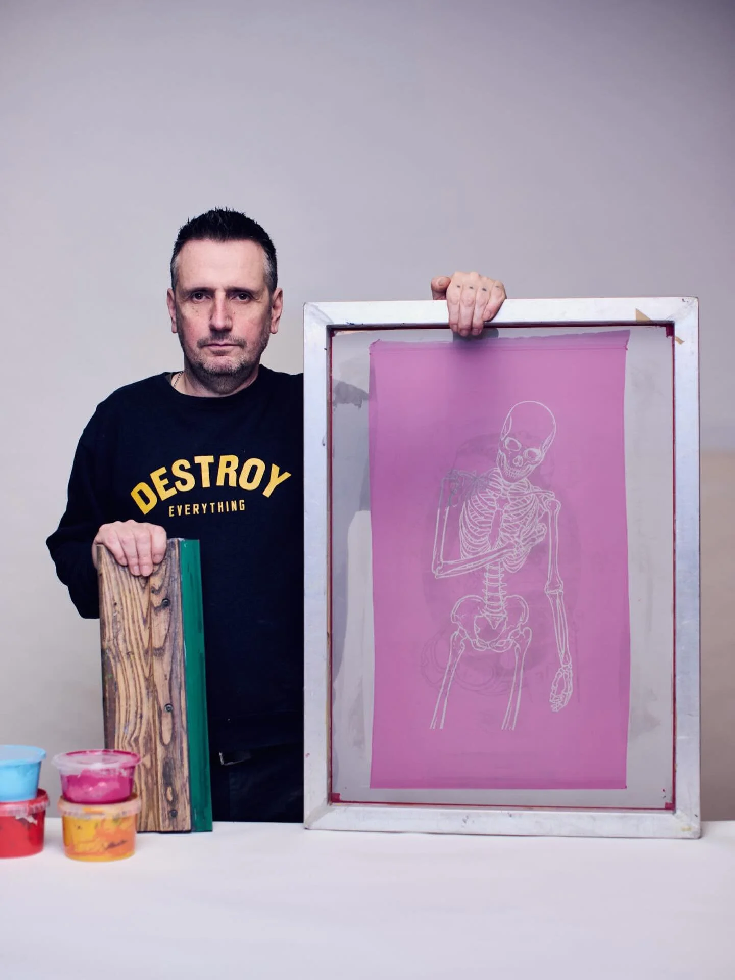 Thanks to @aluncallenderphoto for the portraits of all of us Rodhus makers and creators.
Check out his profile to see more of us.
We&rsquo;re the ones who make Brighton what it is.
#portraitphotography #rodhus #screenprinting #ink