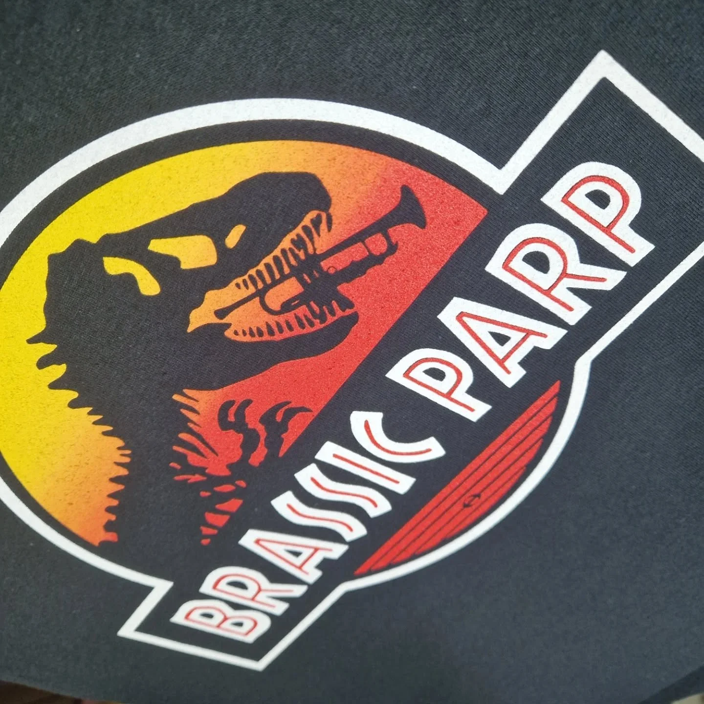 Full size back print and left chest for @brassicparp 
#screenprinting #tshirts #parp
