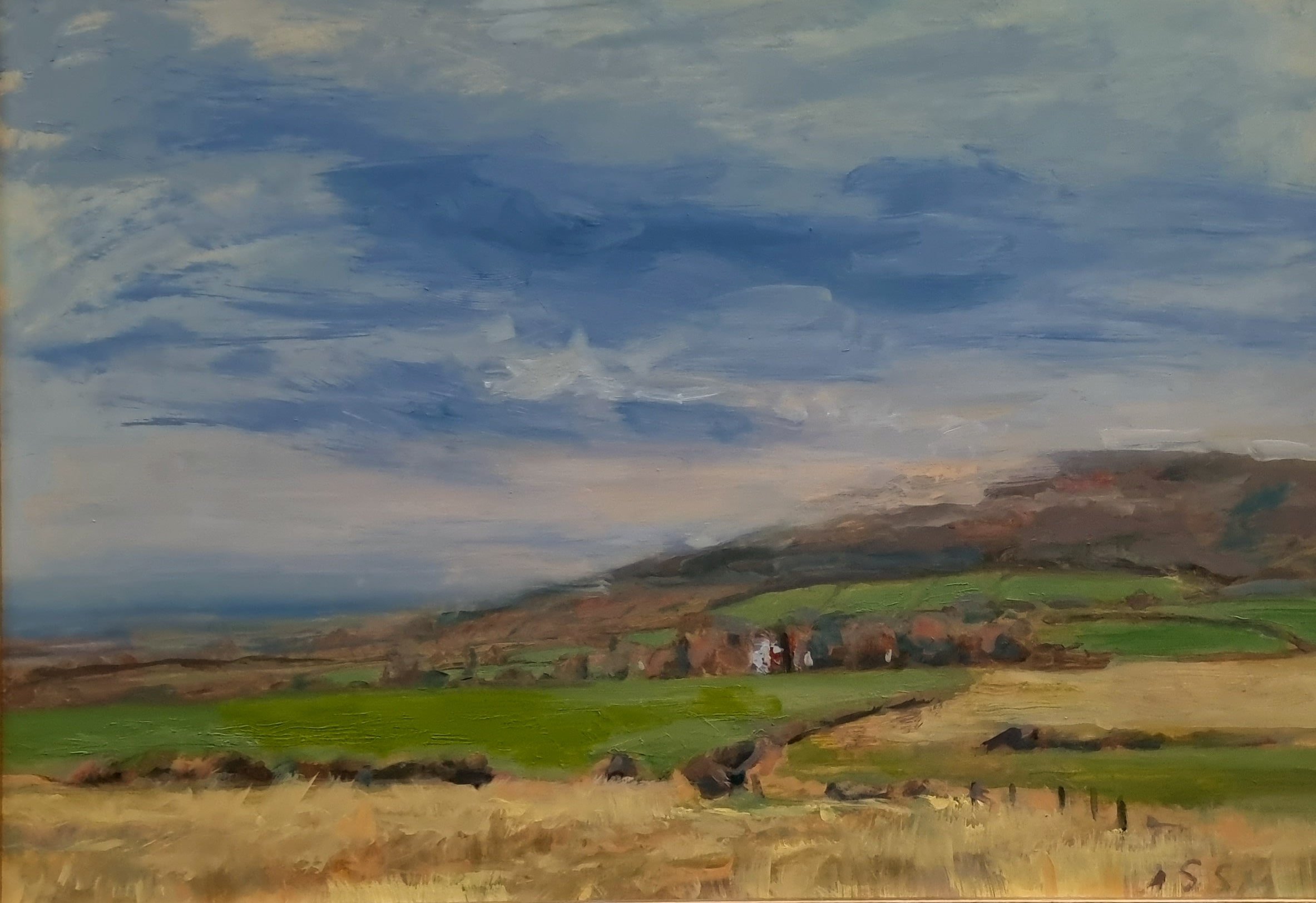 Wrekin Original oil painting Shropshire landscape UK — nigelglaze.art