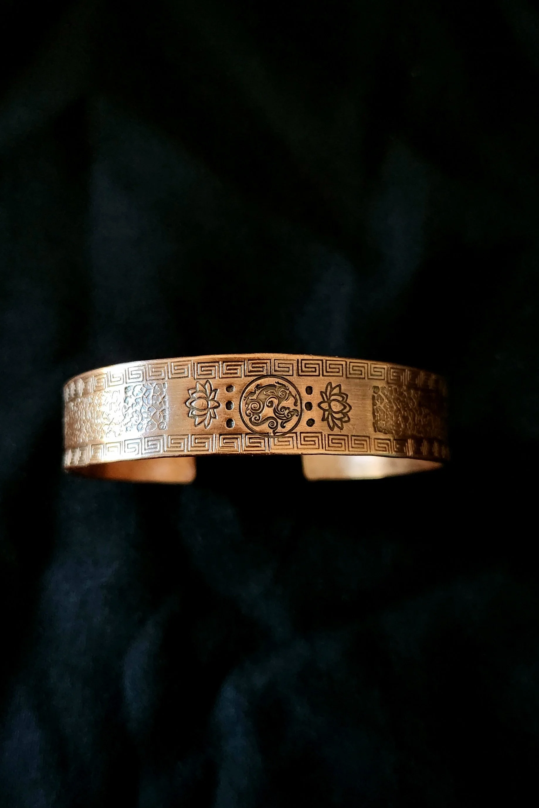 handmade copper cuff