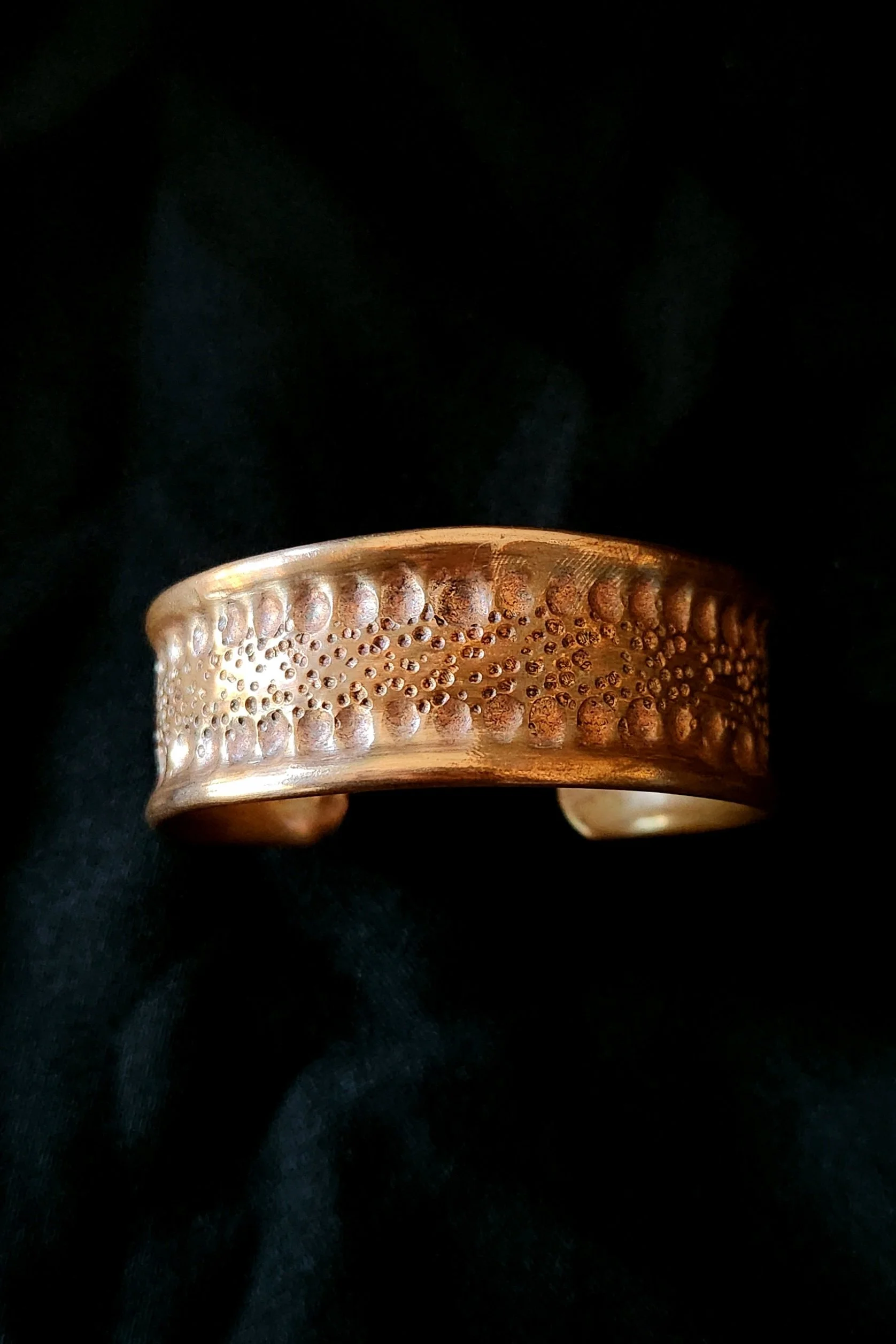 handmade copper cuff