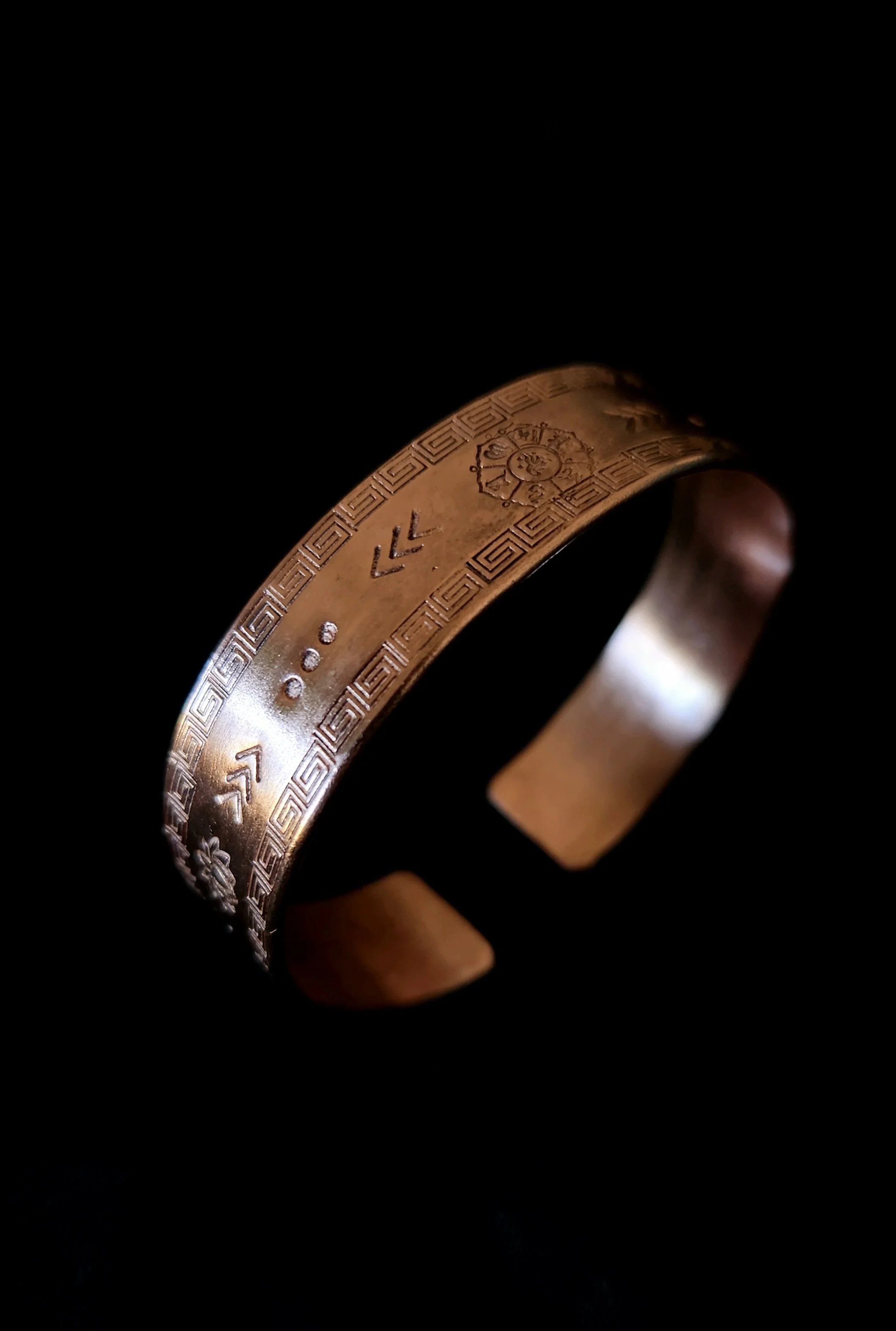 handmade copper cuff