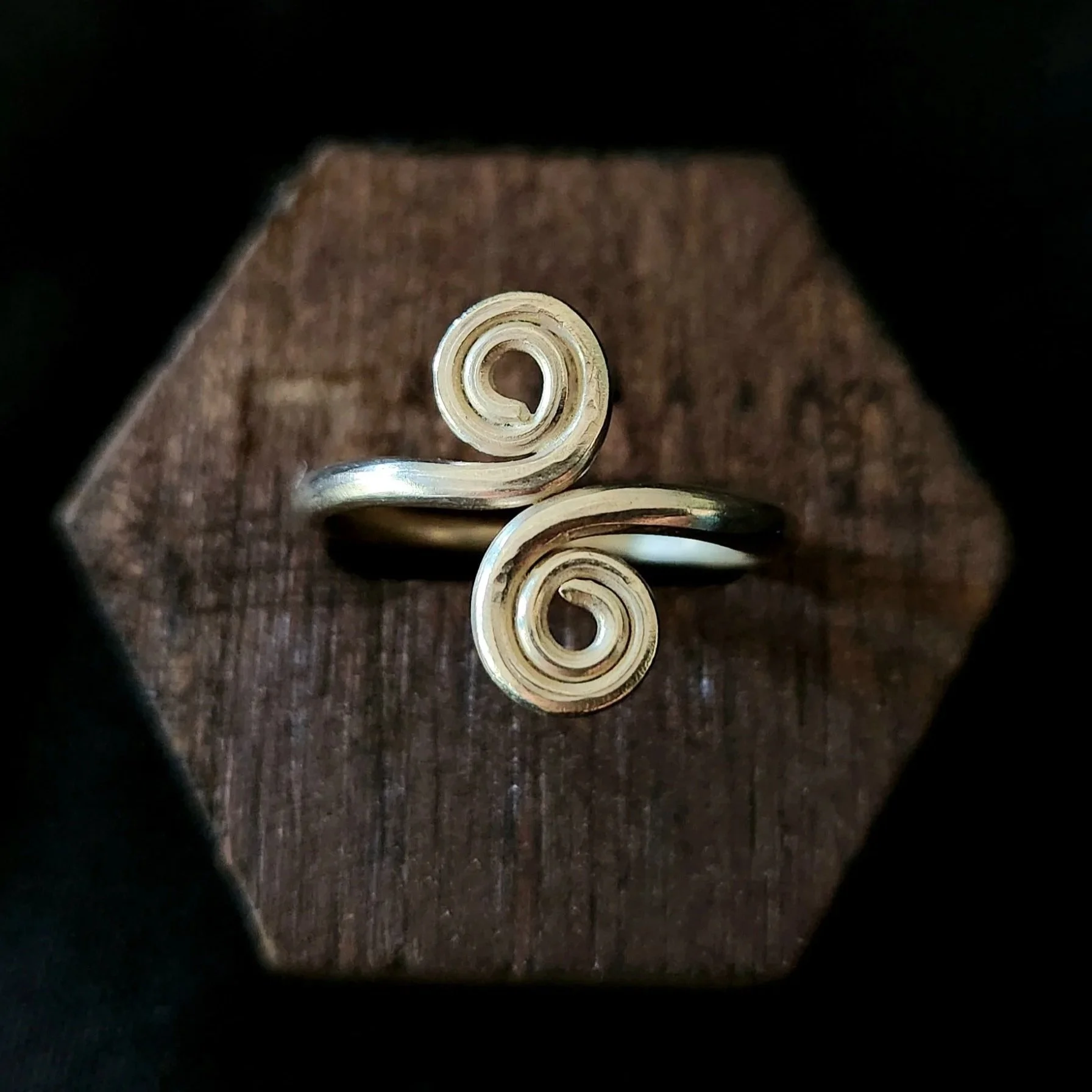 Silver Spiral Ring