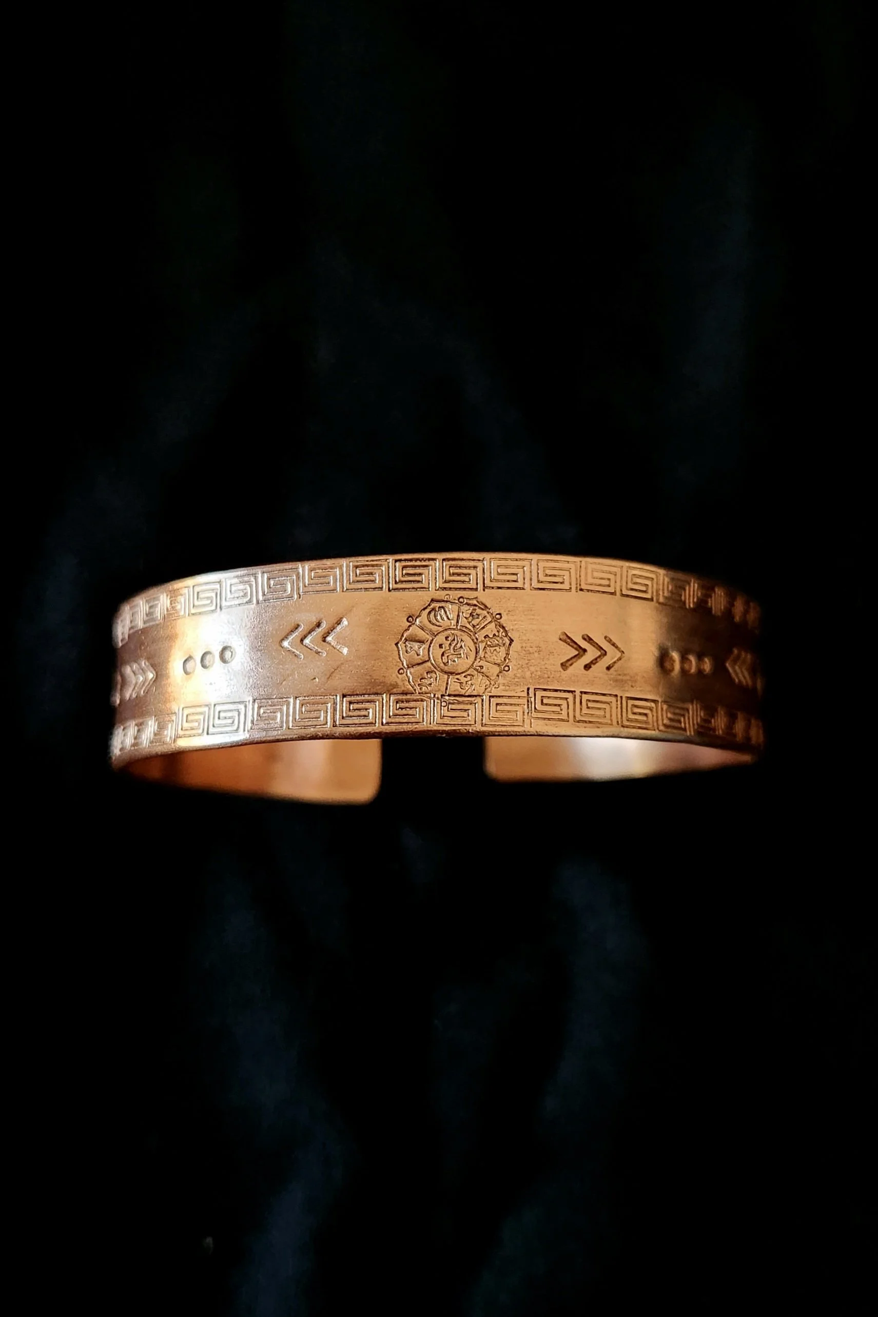 handmade copper cuff