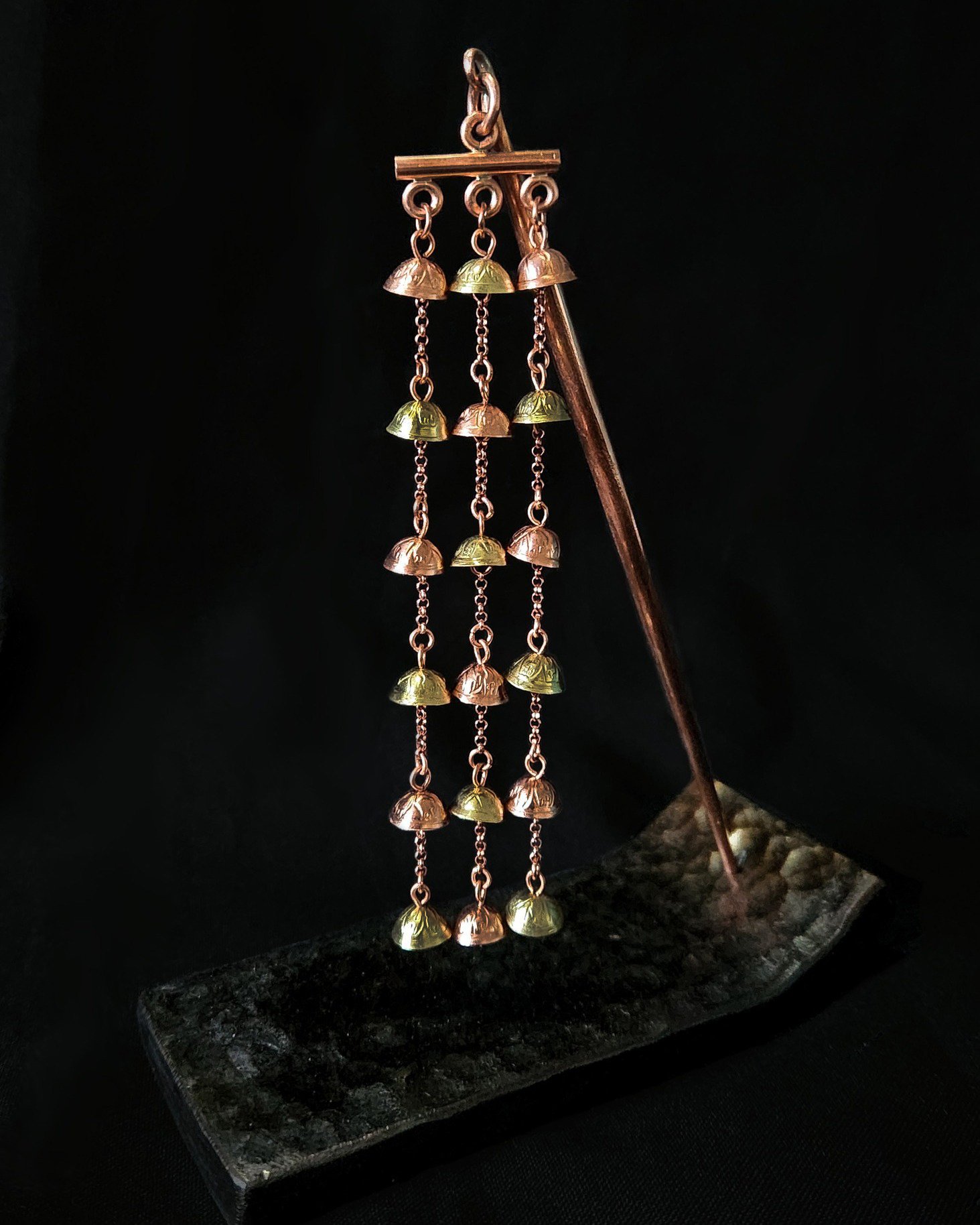 copper hairpin hairstick buyao handmade northern ireland