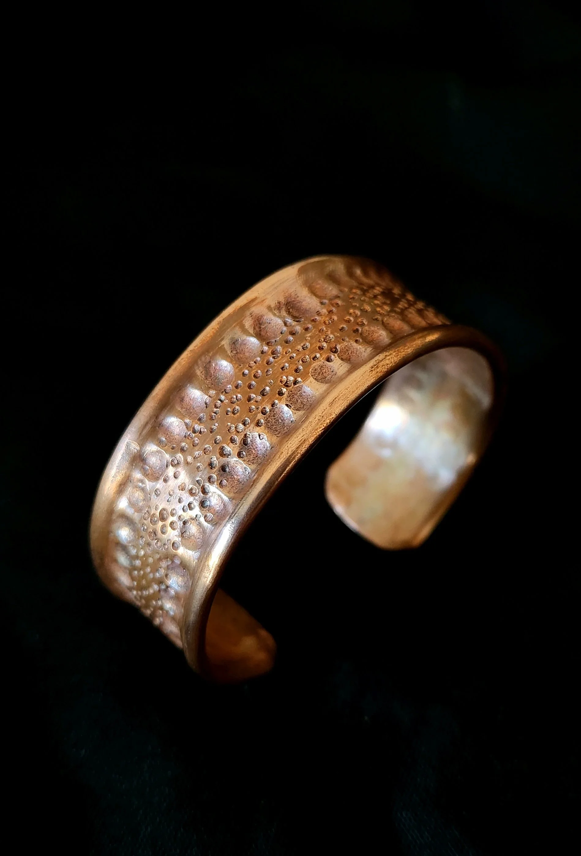 handmade copper cuff