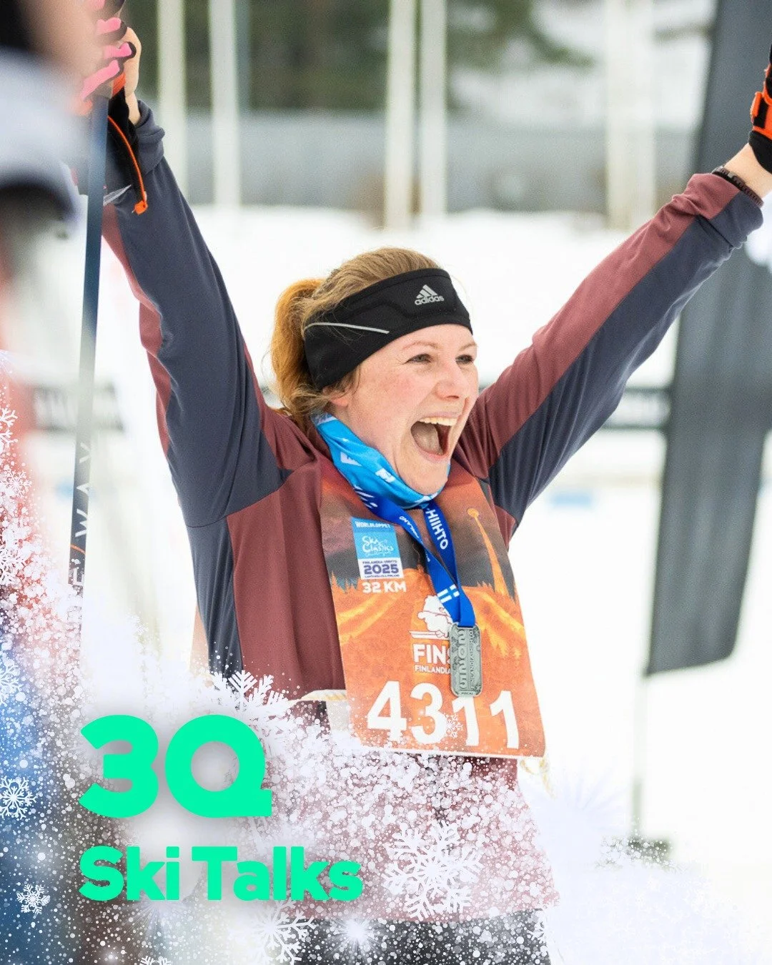 Tässä sarjassa pääsemme kurkistamaan Finlandia-hiihdon tunnelmiin osallistujien kokemusten kautta 💬
𝟑𝑸 𝑺𝒌𝒊 𝑻𝒂𝒍𝒌𝒔 w/ Katrina Kukkonen 🇫🇮
🤔 𝗠𝗶𝗸ä 𝘀𝗮𝗶 𝘀𝗶𝗻𝘂𝘁 𝗼𝘀𝗮𝗹𝗹𝗶𝘀𝘁𝘂𝗺𝗮𝗮𝗻 𝗙𝗶𝗻𝗹𝗮𝗻𝗱𝗶𝗮