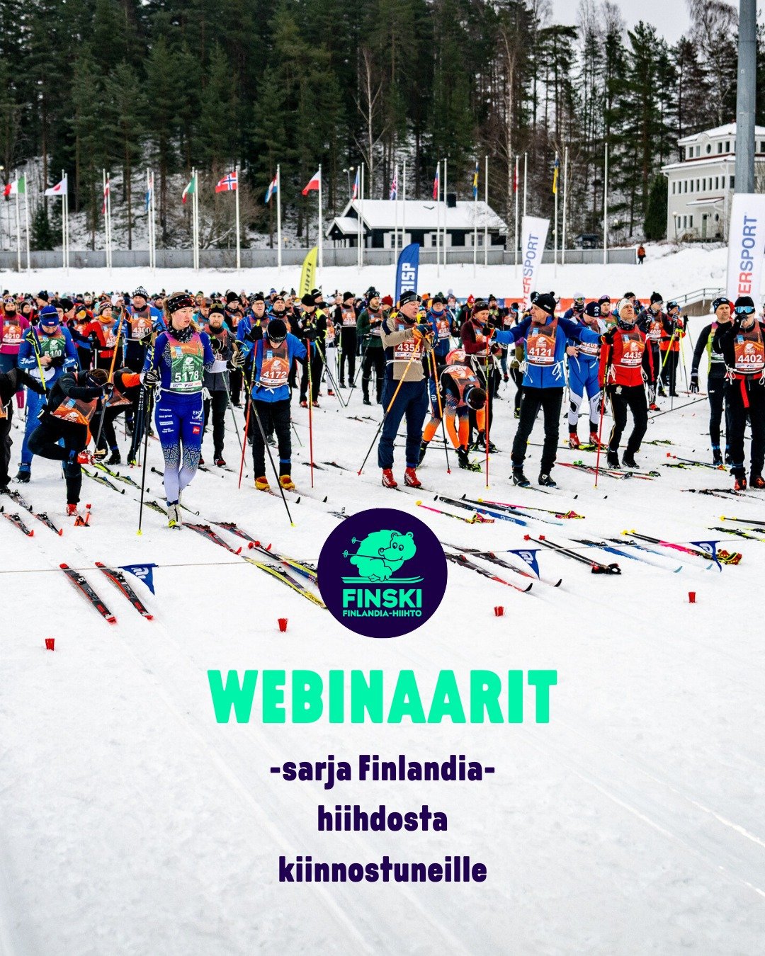 Etk&ouml; ehtinyt mukaan FINSKIn webinaareihin liven&auml;? 💭❄️

Ei h&auml;t&auml;&auml;, ensimm&auml;iset tallenteet 📺 ovat nyt katsottavissa! 

Saat ajankohtaista sis&auml;lt&ouml;&auml; massahiihdosta: vinkkej&auml; valmistautumiseen, varusteisi