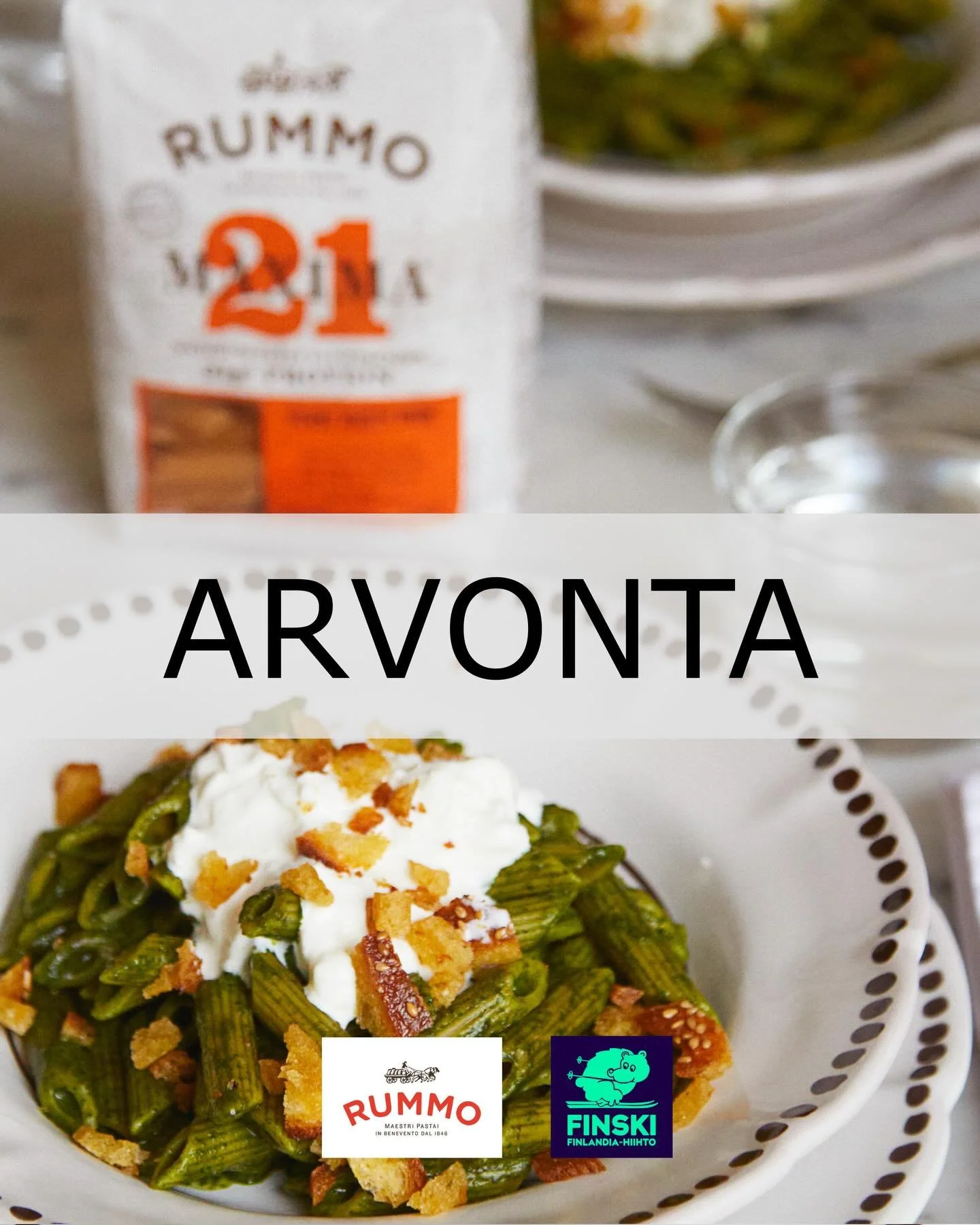 🎿🍝 ARVONTA &ndash; voita el&auml;myksellinen Finlandia-hiihtoviikonloppu! 🍝🎿

Hyv&auml; hiihto l&auml;htee hyv&auml;st&auml; energiasta 💪

Rummo toimii Finlandia-hiihdon 62 km perinteisen matkan nimikkokumppanina, tukien hiiht&auml;jien jaksamis