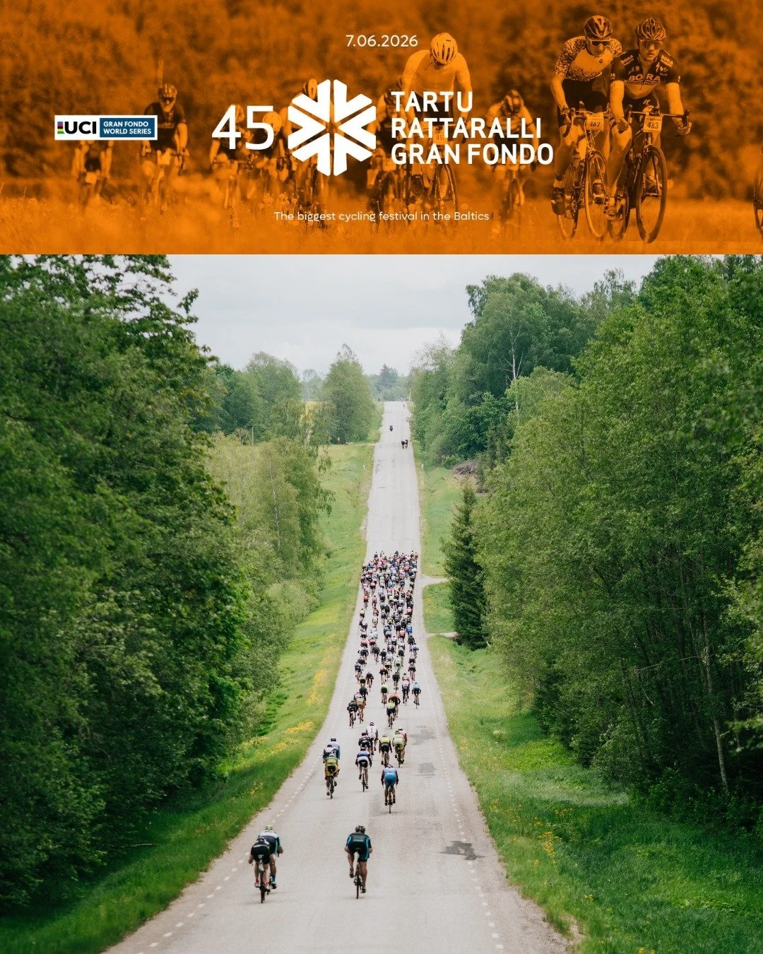 Yhteisty&ouml;ss&auml; Tartu Rattaralli x Finlandia-hiihto 🤝

L&auml;hde nauttimaan Etel&auml;-Viron upeista maisemista maantiepy&ouml;r&auml;ilyn suurimpaan Baltian maiden tapahtumaan Tartu Rattaralliin 7. kes&auml;kuuta! Aja 135, 61 tai 27 km tavo