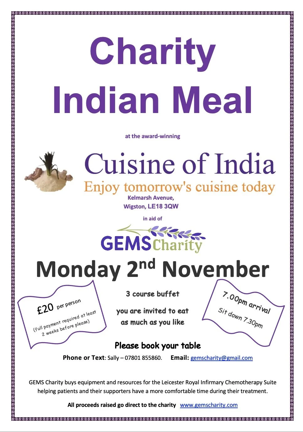 Indian Charity meal