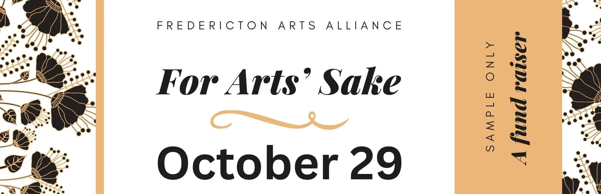 Ticket to For Arts' Sake