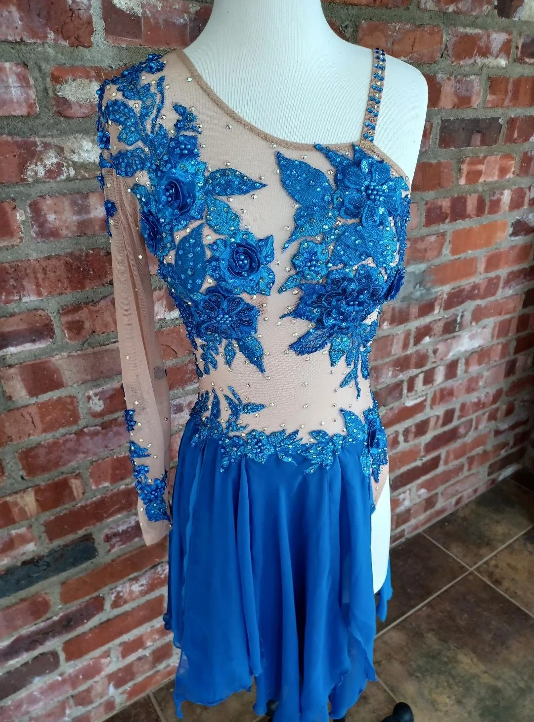 Blue Roses Lyrical Dress