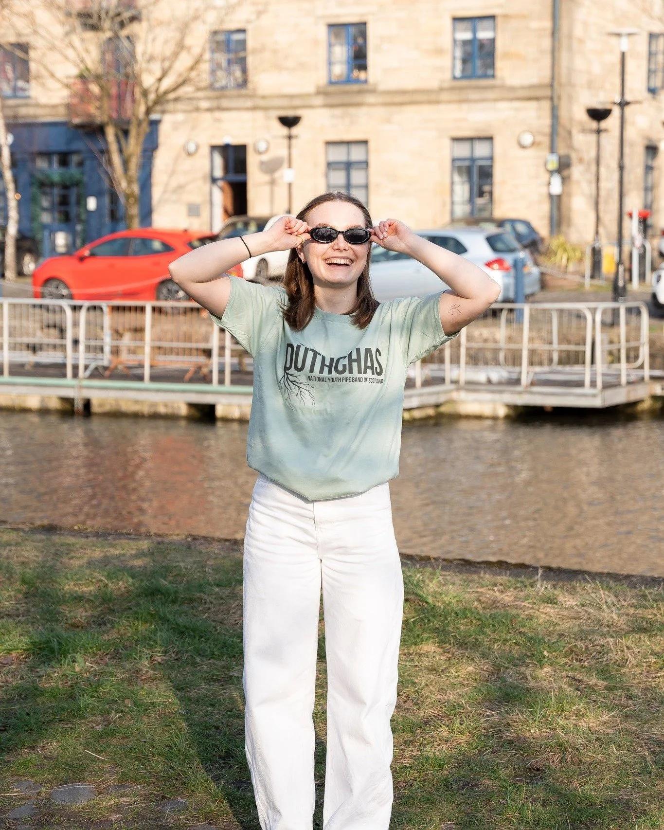 It&rsquo;s Friday&hellip; and pay-day weekend! 😎

Channel Emma&rsquo;s vibes: sunnies on, cheesing and your new D&ugrave;thchas tee 🌞

Grab yours and join the good vibes &rarr; link in bio to buy 👕 

#D&ugrave;thchas #NYPBS #WeekendVibes #RootedIn
