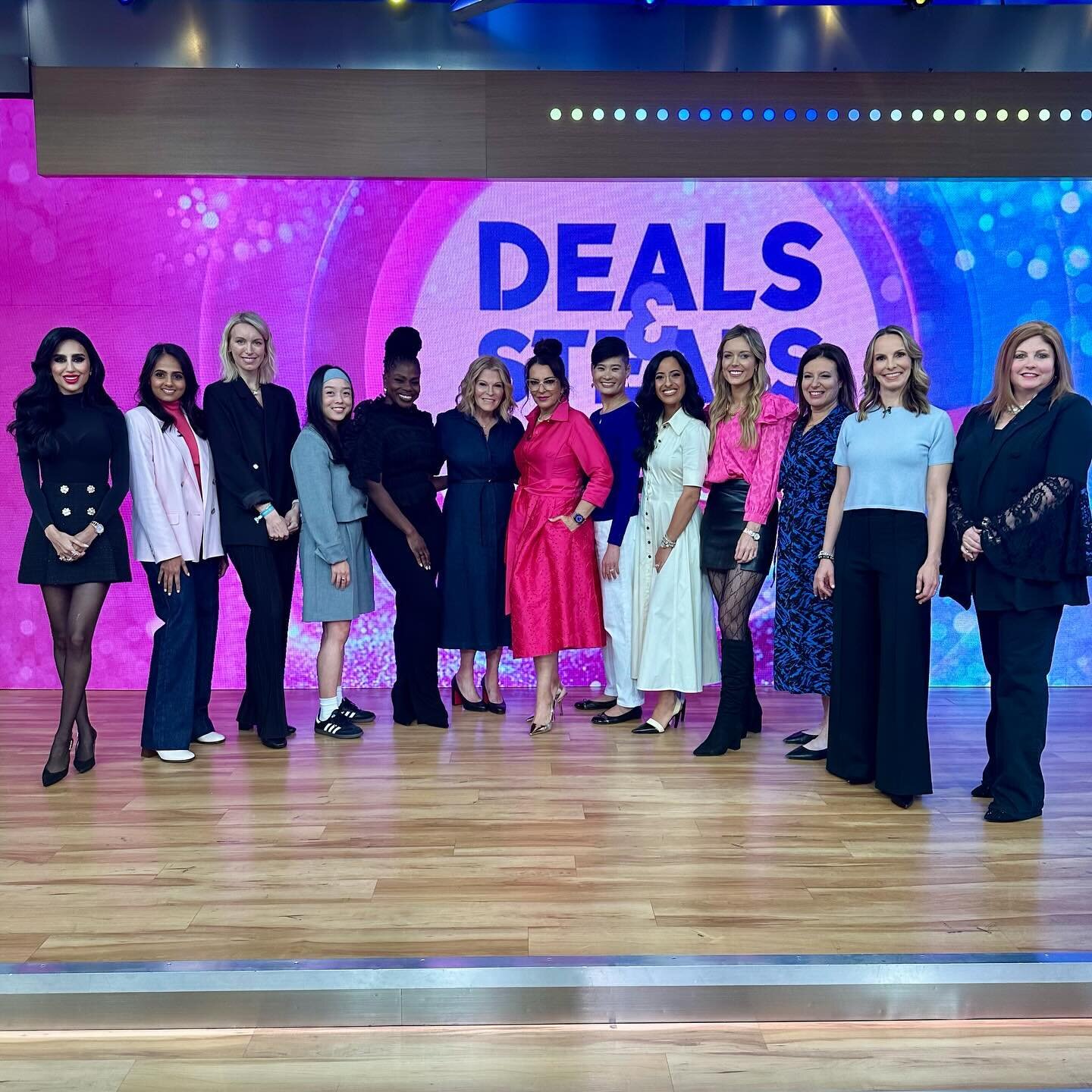 Dream morning at GMA celebrating 12 dynamic women whose passions have led to the products we know and love. 

Glowy makeup, glam lashes, better sleep, insane olive oils, basketballs to get everyone on the court, jeweled glassware, bright decor, bras 
