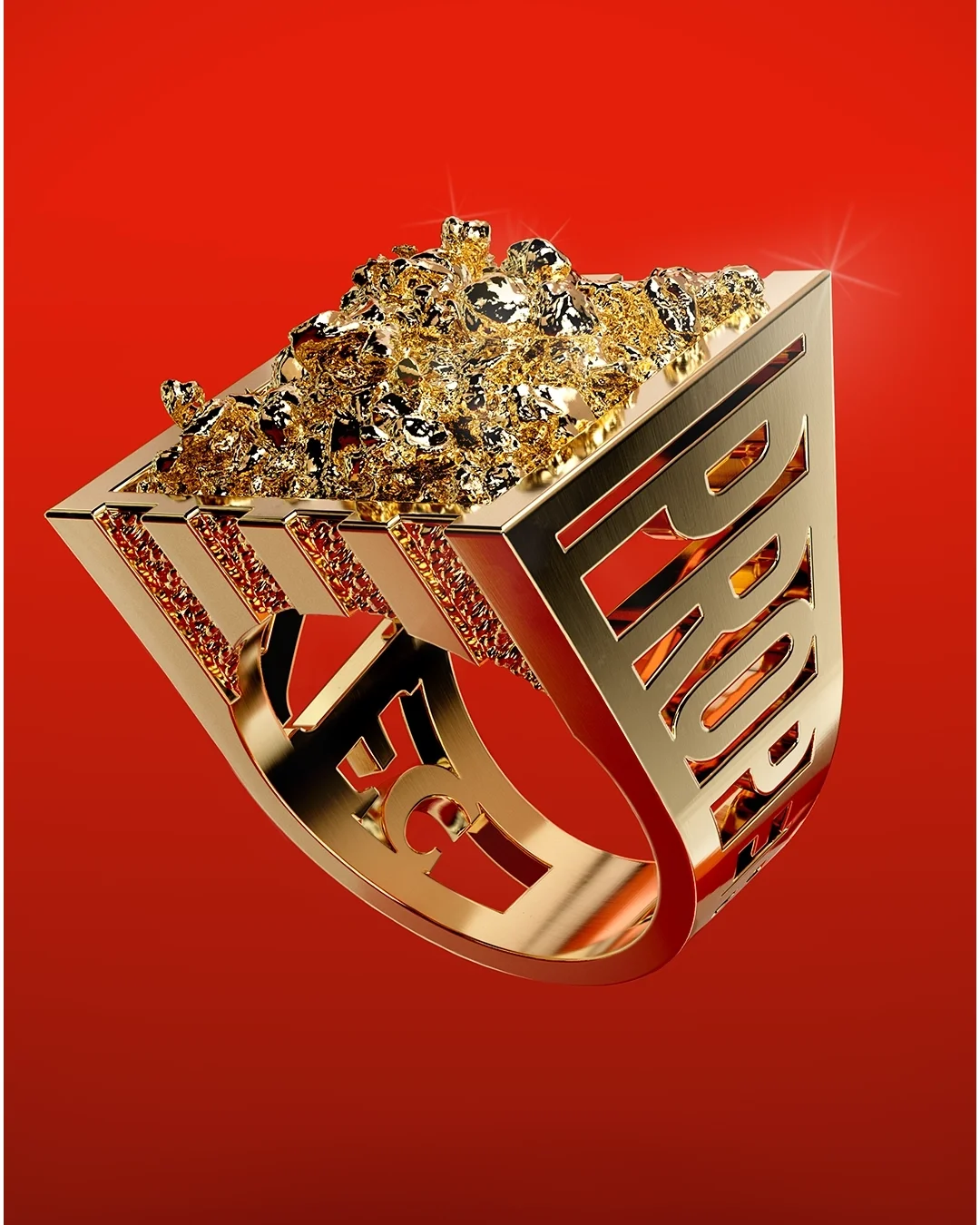 KFC, Motion Graphics, 3D, CGI, Jewellery