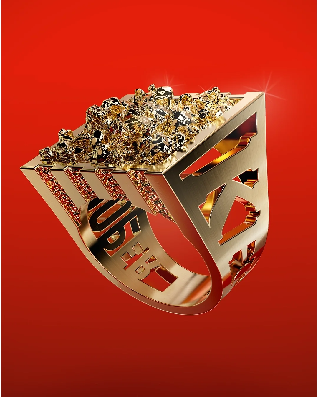 KFC, Motion Graphics, 3D, CGI, Jewellery
