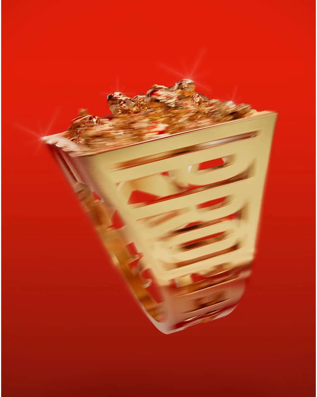 KFC, Motion Graphics, 3D, CGI, Jewellery