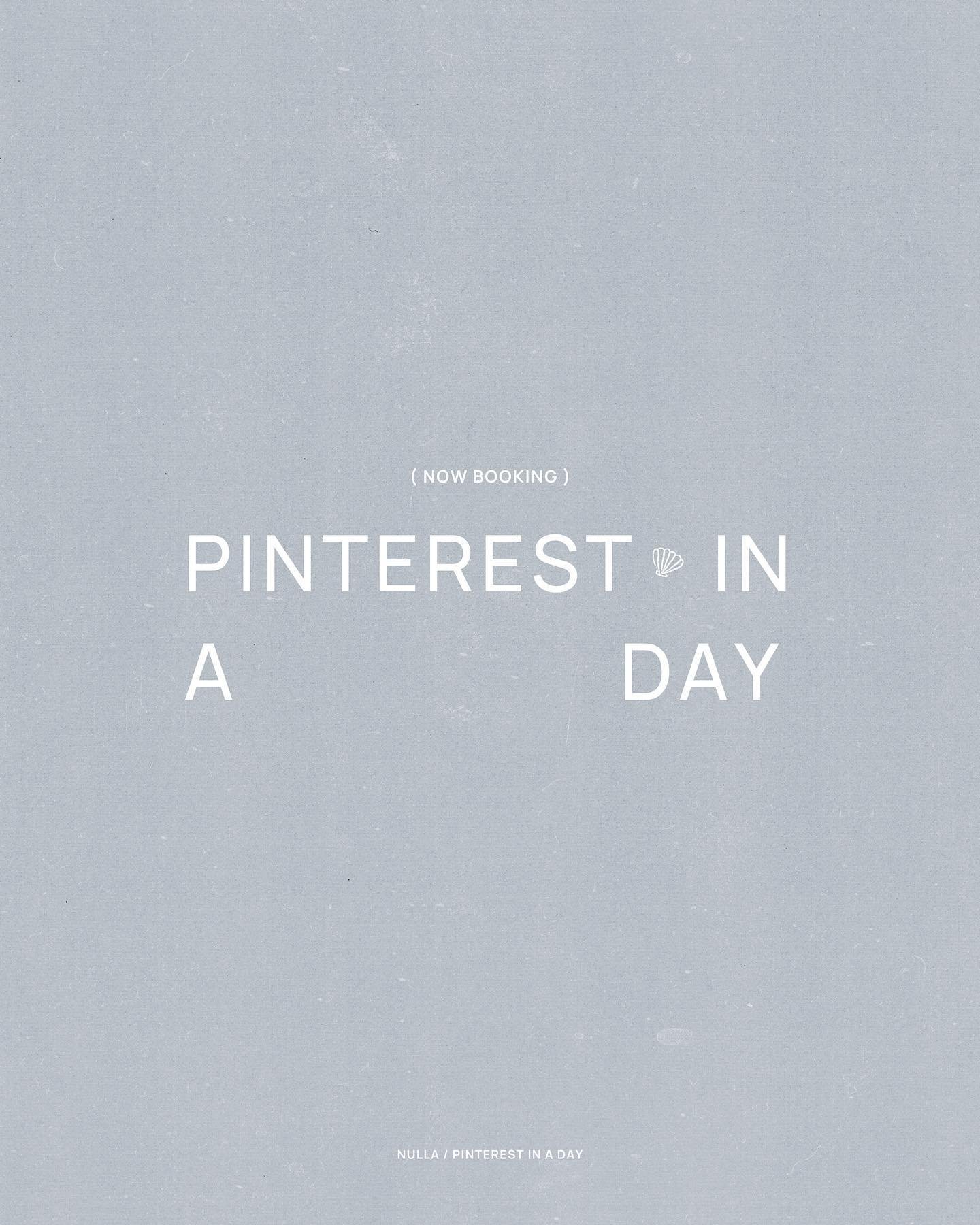 not giving your pinterest the attention it needs?

let me guess &mdash;

&bull; you use pinterest daily, if not weekly? 
&bull; you have thousands of boards for both business and life stuff?
&bull; you refer to pinterest for creativity and to discove