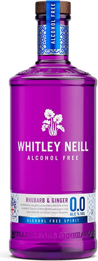 Whitley Neill Rhubarb &amp; Ginger Gin 0%