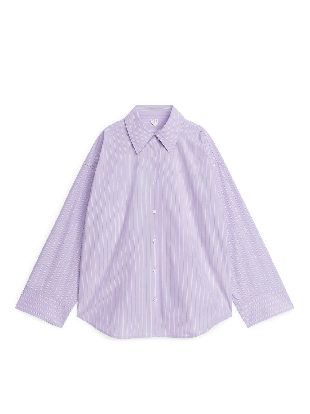 Relaxed Lilac Stripe Shirt